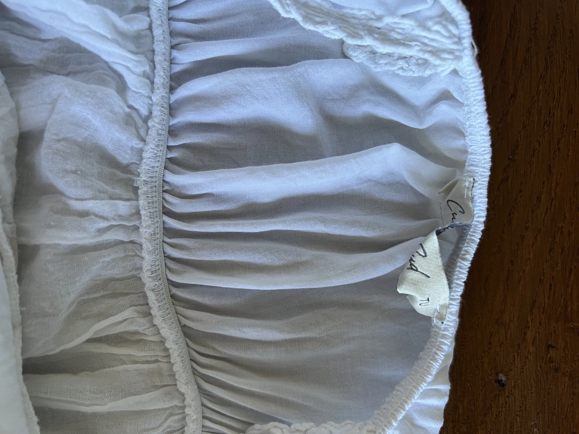 😍 White Bohemian Crochet Dress Culture Sud – One Size – Made in Italy – photo 15